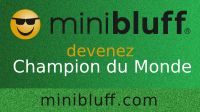 Kevin joue au Minibluff